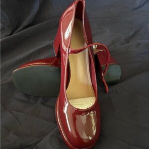 Elegant Burgundy Women's Heels